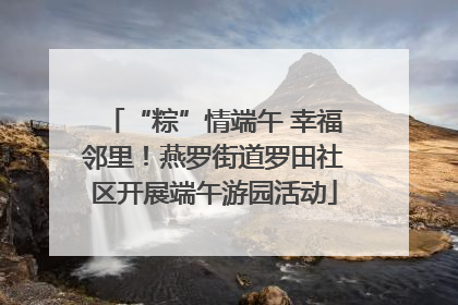 “粽”情端午 幸福邻里！燕罗街道罗田社区开展端午游园活动