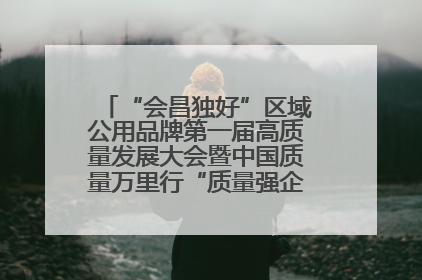 “会昌独好”区域公用品牌第一届高质量发展大会暨中国质量万里行“质量强企•质品行动”进会昌启动仪式成功举办