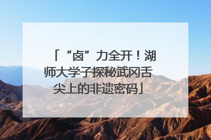 “卤”力全开！湖师大学子探秘武冈舌尖上的非遗密码