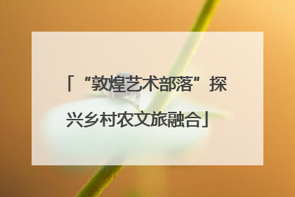 “敦煌艺术部落”探兴乡村农文旅融合