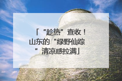 “趁热”查收！山东的“绿野仙踪”清凉感拉满
