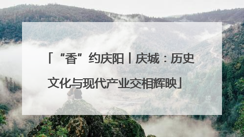 “香”约庆阳丨庆城：历史文化与现代产业交相辉映
