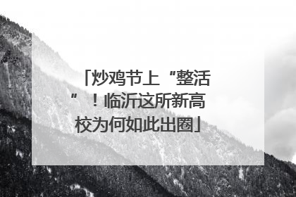 炒鸡节上“整活”！临沂这所新高校为何如此出圈