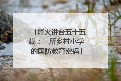 烽火讲台五十五载：一所乡村小学的国防教育密码