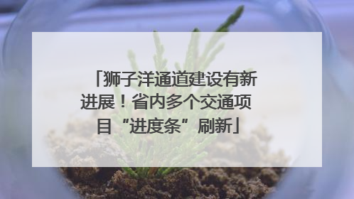 狮子洋通道建设有新进展！省内多个交通项目“进度条”刷新