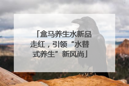 盒马养生水新品走红，引领“水替式养生”新风尚