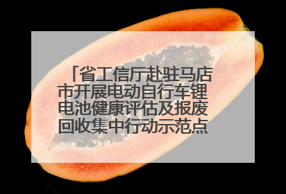 省工信厅赴驻马店市开展电动自行车锂电池健康评估及报废回收集中行动示范点建设调研指导