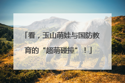 看，玉山萌娃与国防教育的“超萌碰撞”！