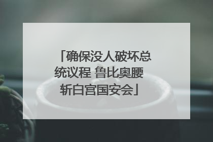 确保没人破坏总统议程 鲁比奥腰斩白宫国安会
