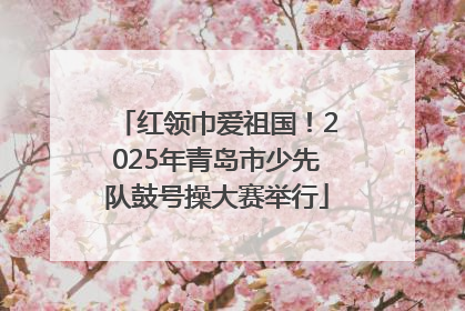 红领巾爱祖国！2025年青岛市少先队鼓号操大赛举行