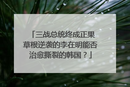 三战总统终成正果 草根逆袭的李在明能否治愈撕裂的韩国？