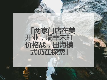 两家门店在美开业，瑞幸未打价格战，出海模式仍在探索