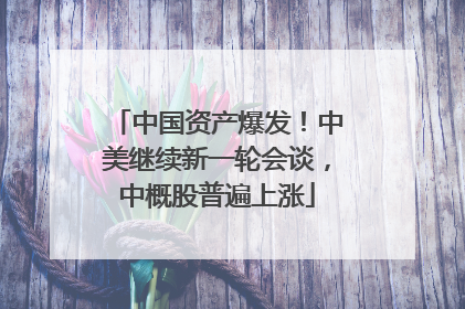 中国资产爆发！中美继续新一轮会谈，中概股普遍上涨