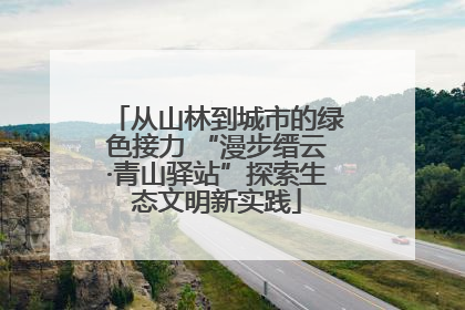 从山林到城市的绿色接力 “漫步缙云·青山驿站”探索生态文明新实践