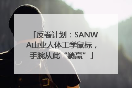 反卷计划：SANWA山业人体工学鼠标，手腕从此“躺赢”