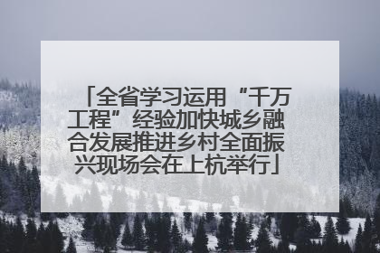 全省学习运用“千万工程”经验加快城乡融合发展推进乡村全面振兴现场会在上杭举行