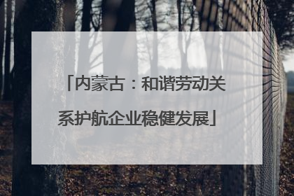 内蒙古：和谐劳动关系护航企业稳健发展
