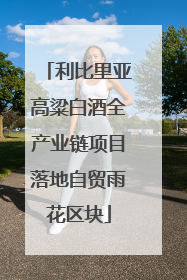 利比里亚高粱白酒全产业链项目落地自贸雨花区块