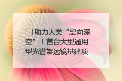 助力人类“望向深空”！首台大型通用型光谱望远镜基建项目破土动工