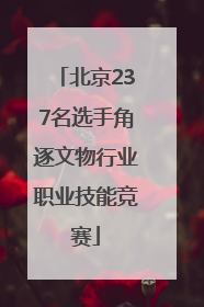 北京237名选手角逐文物行业职业技能竞赛