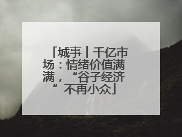 城事︱千亿市场：情绪价值满满，“谷子经济”不再小众