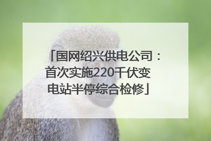 国网绍兴供电公司：首次实施220千伏变电站半停综合检修