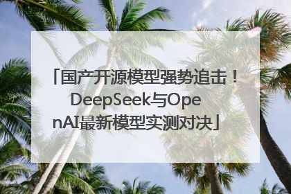 国产开源模型强势追击！DeepSeek与OpenAI最新模型实测对决