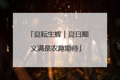 夏耘生辉｜夏日顺义满是农趣期待
