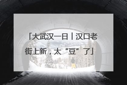 大武汉一日︱汉口老街上新，太“豆”了
