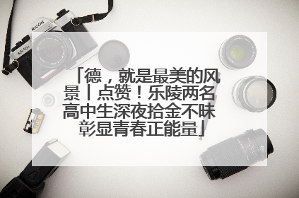 德，就是最美的风景丨点赞！乐陵两名高中生深夜拾金不昧 彰显青春正能量
