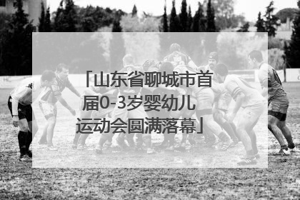 山东省聊城市首届0-3岁婴幼儿运动会圆满落幕