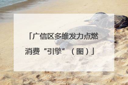 广信区多维发力点燃消费“引擎”（图）