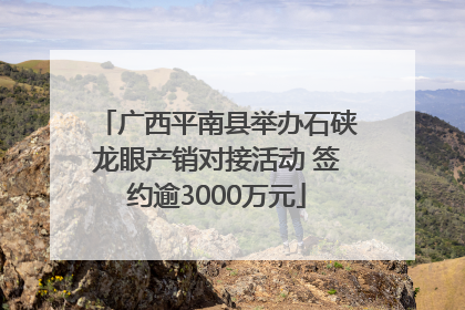 广西平南县举办石硖龙眼产销对接活动 签约逾3000万元