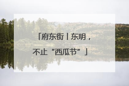 府东街丨东明，不止“西瓜节”