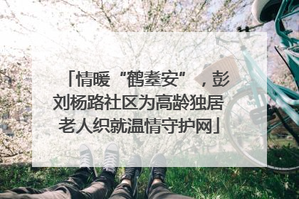 情暖“鹤耋安”，彭刘杨路社区为高龄独居老人织就温情守护网