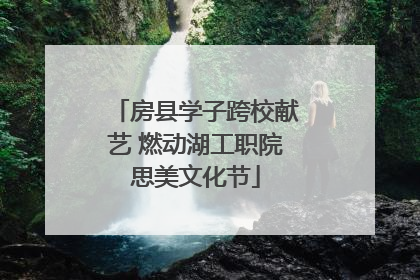 房县学子跨校献艺 燃动湖工职院思美文化节