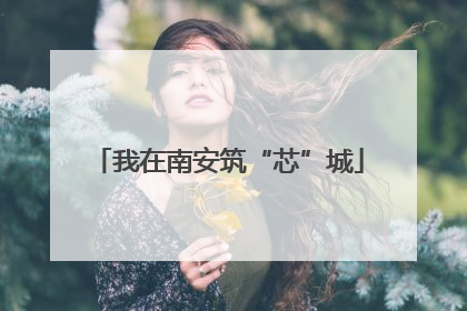 我在南安筑“芯”城