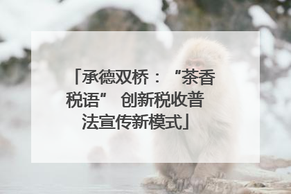 承德双桥：“茶香税语” 创新税收普法宣传新模式