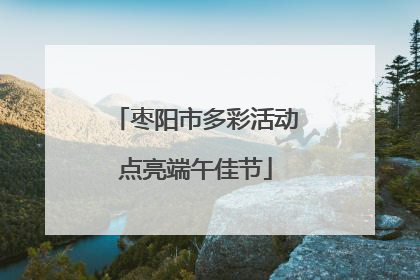枣阳市多彩活动点亮端午佳节