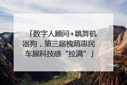 数字人顾问+跳舞机器狗，第三届槐荫惠民车展科技感“拉满”