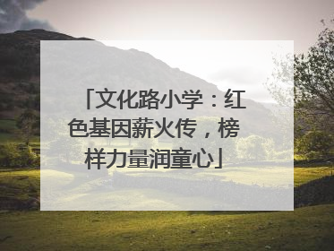 文化路小学：红色基因薪火传，榜样力量润童心