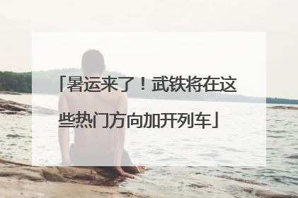 暑运来了！武铁将在这些热门方向加开列车