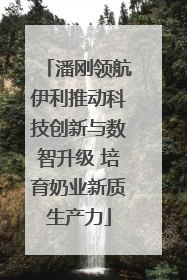 潘刚领航伊利推动科技创新与数智升级 培育奶业新质生产力