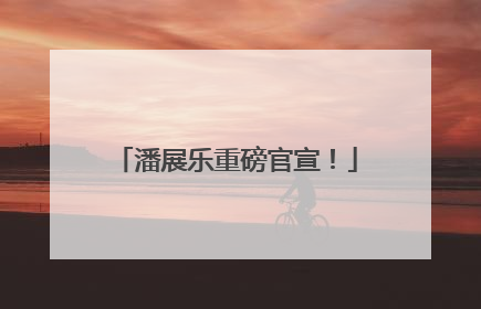 潘展乐重磅官宣！