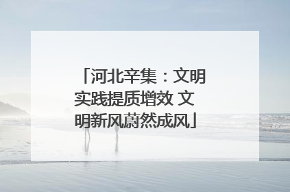 河北辛集：文明实践提质增效 文明新风蔚然成风