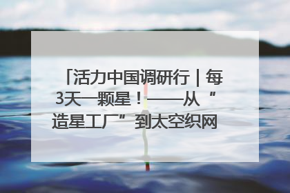 活力中国调研行｜每3天一颗星！——从“造星工厂”到太空织网的“银河速度”