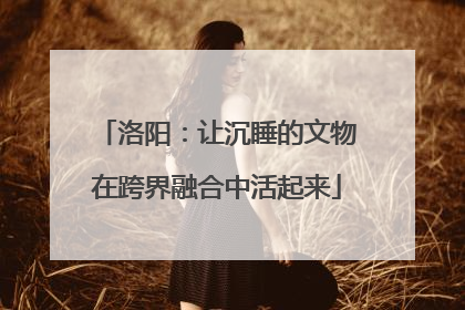洛阳：让沉睡的文物在跨界融合中活起来