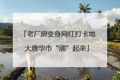 老厂房变身网红打卡地 大唐华市“潮”起来