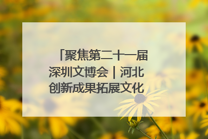 聚焦第二十一届深圳文博会｜河北创新成果拓展文化产业“朋友圈”