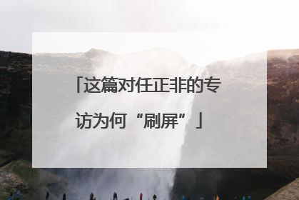 这篇对任正非的专访为何“刷屏”